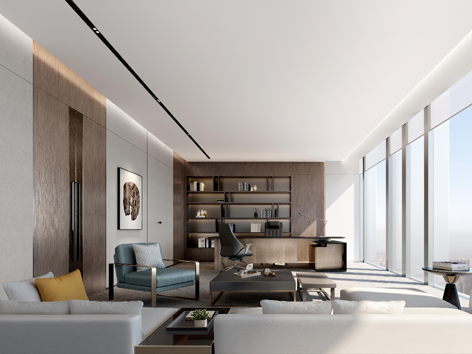 宣城现代办公新标杆，合肥半山装饰演绎高端装修艺术(图4)