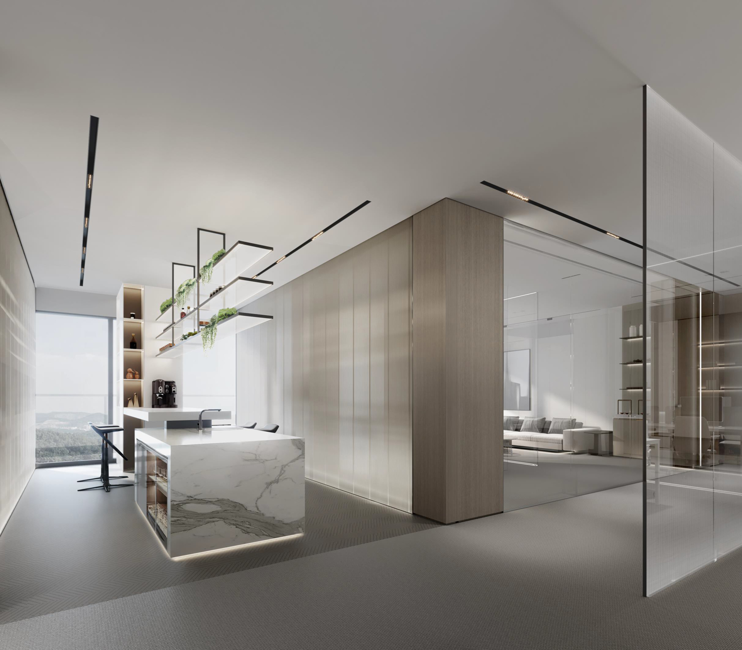 芜湖高端办公楼格调重塑，合肥半山装饰定制专属方案(图3)