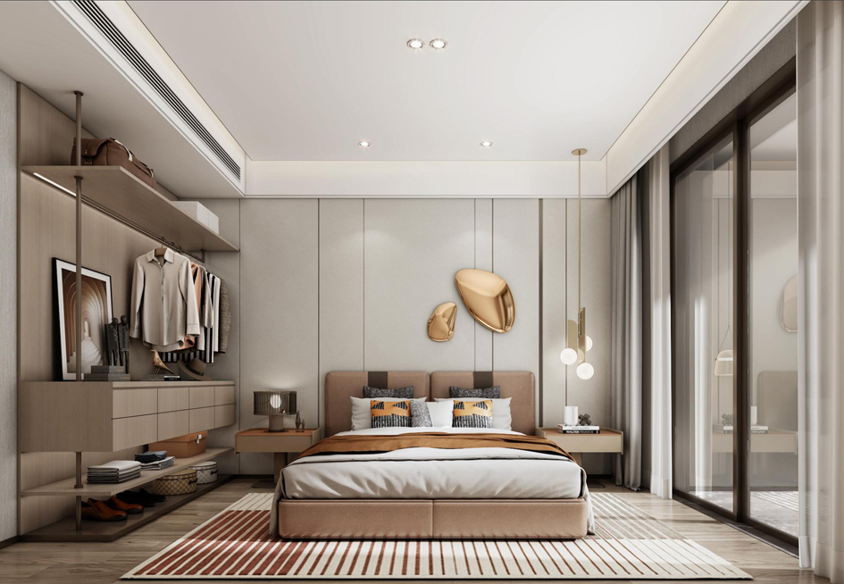 淮北华松房地产有限公司蘭墅香汐样板间装饰工程(图11)