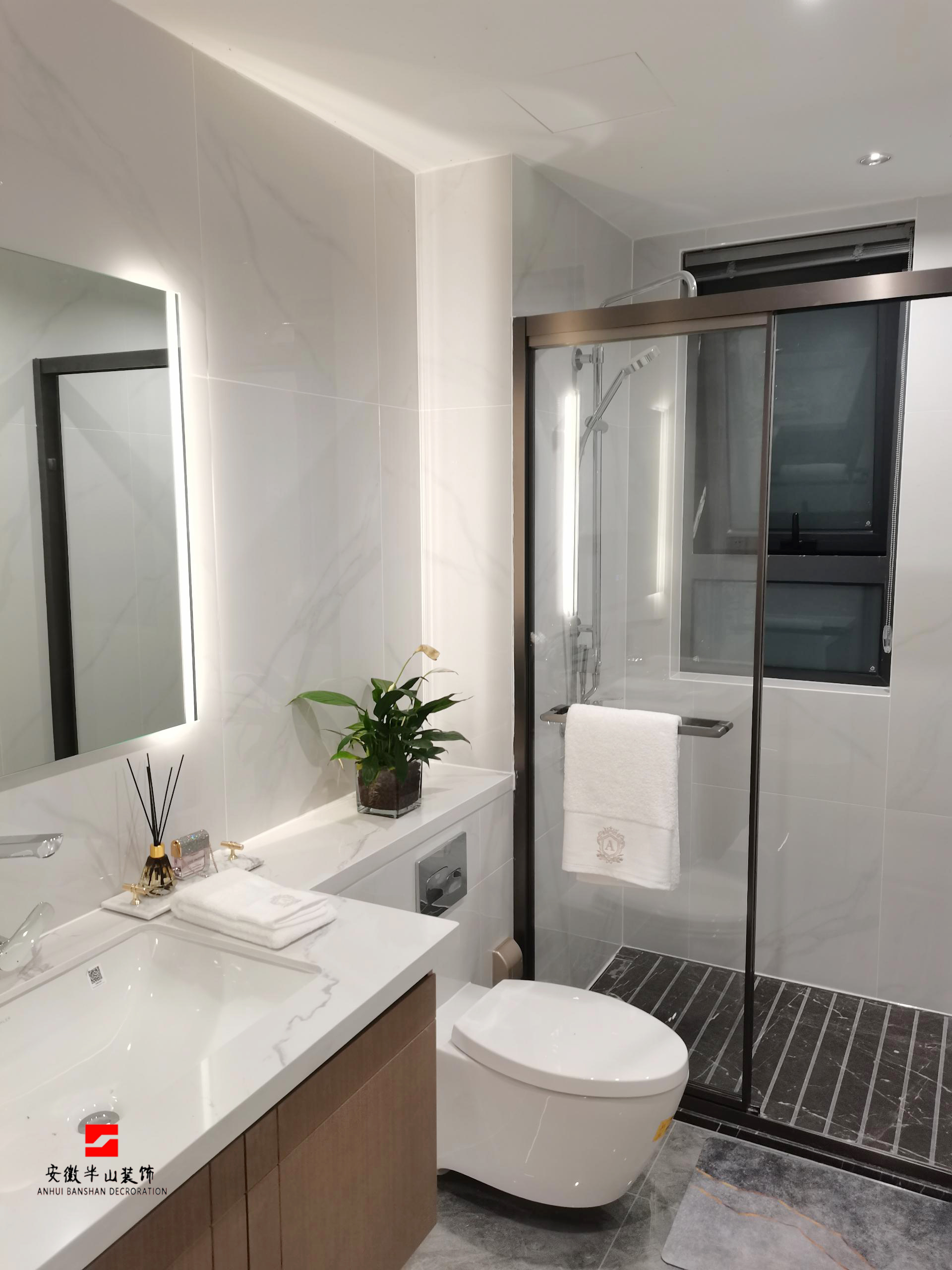 淮北华松房地产有限公司蘭墅香汐样板间装饰工程(图16)