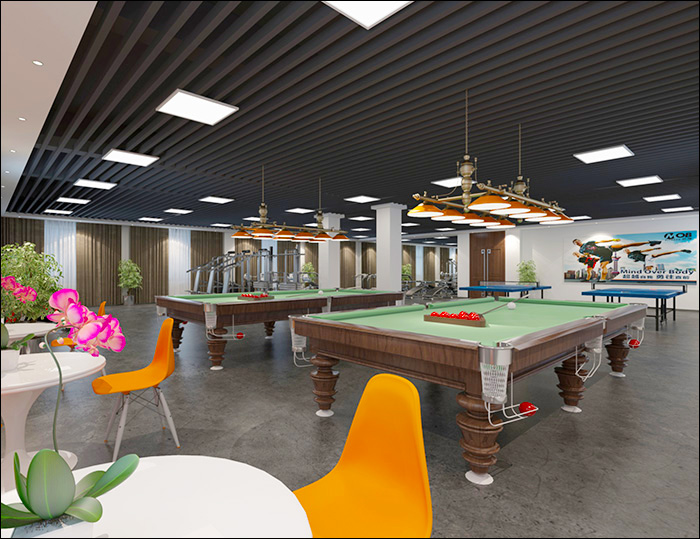 芜湖华威5400平方新中式办公楼装修(图4)