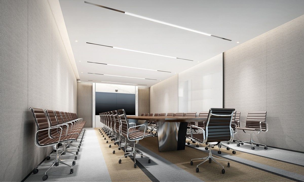 合肥祥源广场1000平方现代简约风办公室装修设计项目(图3)