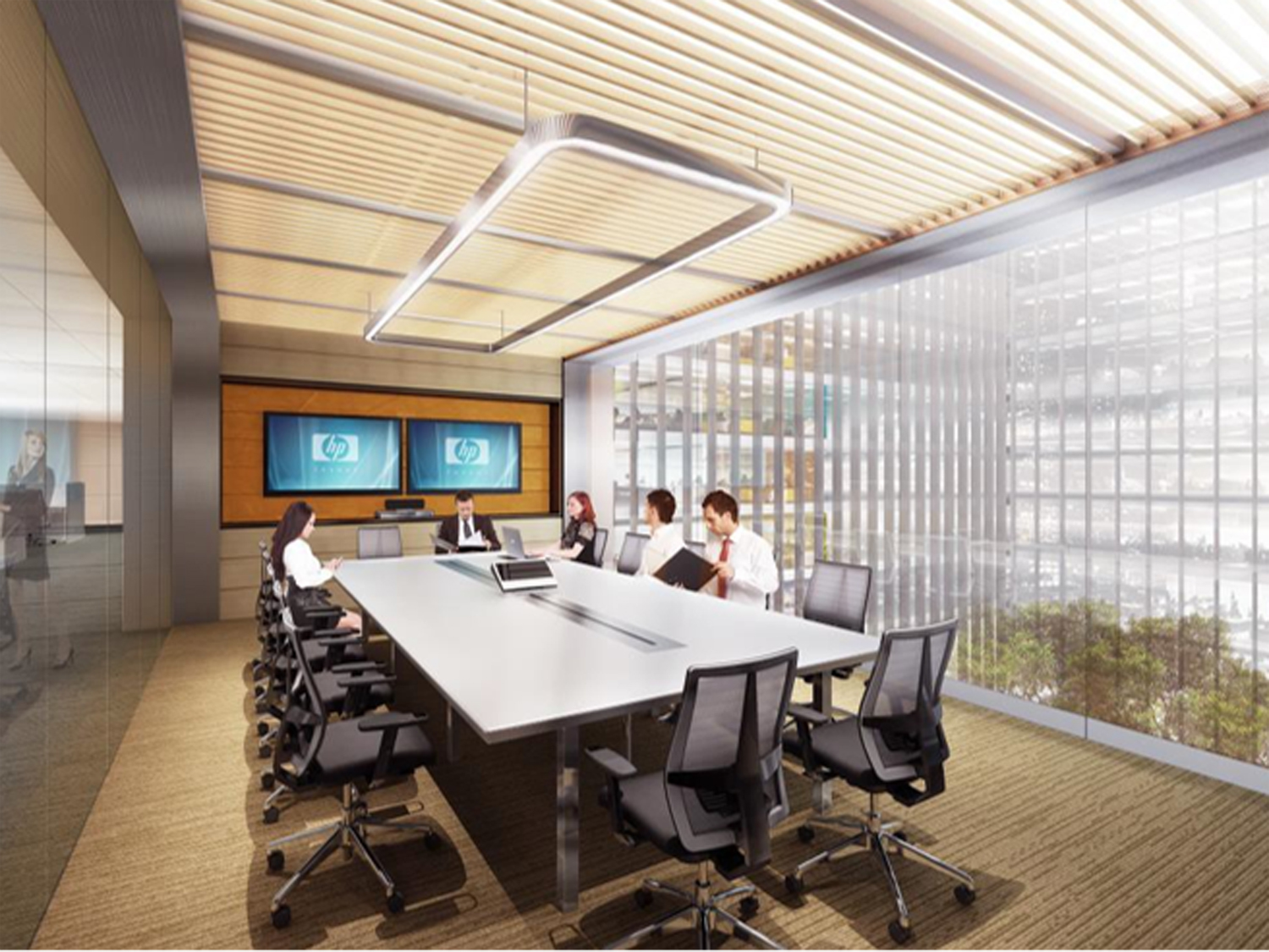 合肥创新产业园2000平方科技公司装修案例(图2)