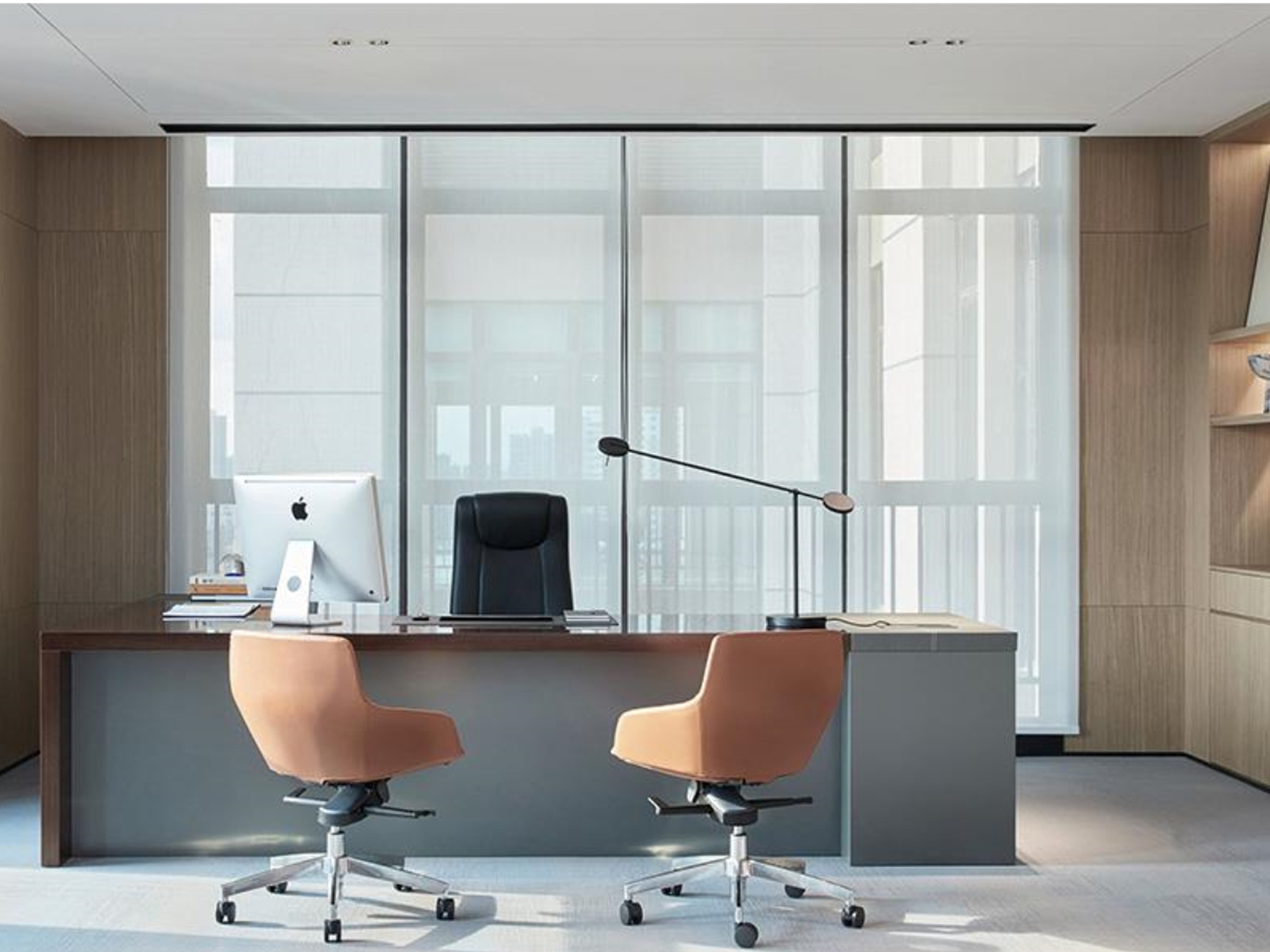 合肥金保大厦沃龙新办公室装修设计案例(图3)