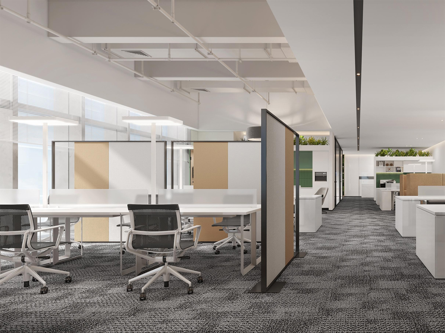 安徽合肥1000平方简约风办公室装修设计案例(图1)