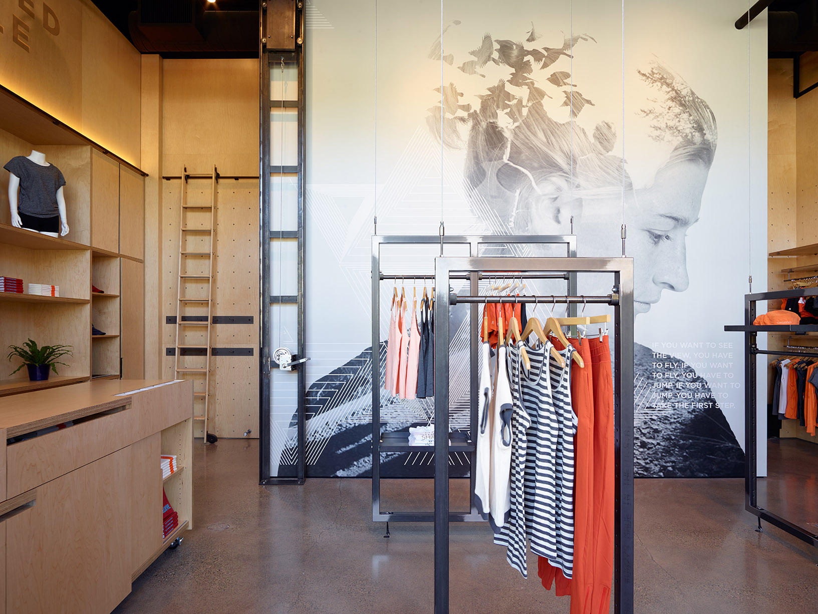 合肥600平方个性服装店装修设计项目(图2)