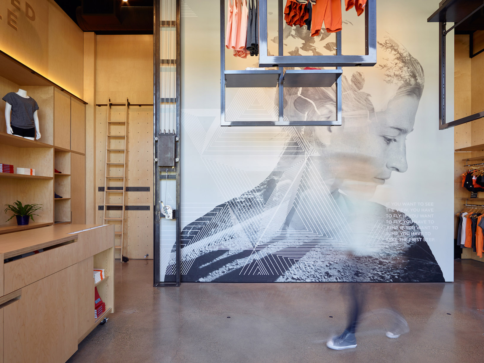 合肥600平方个性服装店装修设计项目(图1)