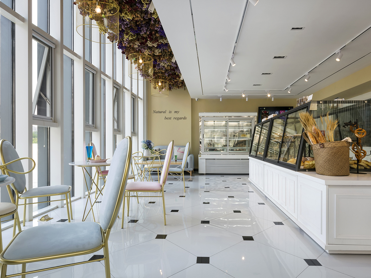 300平方精品面包店装修设计项目(图1)