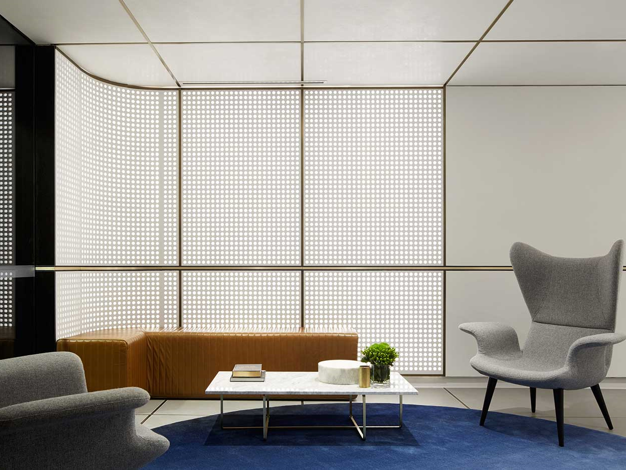 合肥1800平方轻奢办公室装修设计项目(图2)