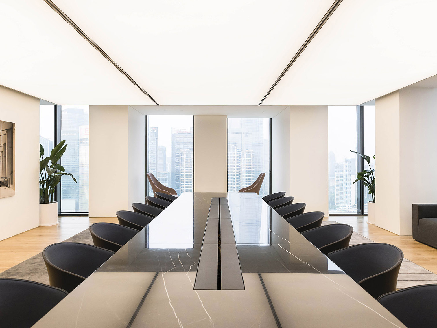 瑶海区1200平方现代简约风办公室装修设计项目(图2)