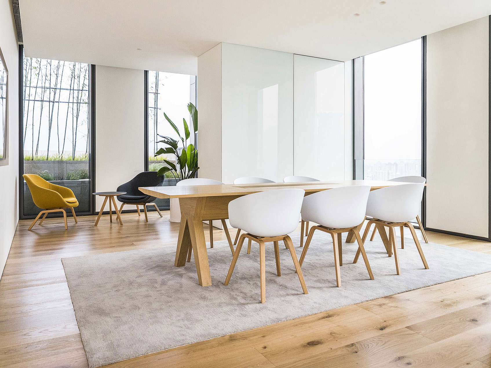 瑶海区1200平方现代简约风办公室装修设计项目(图3)