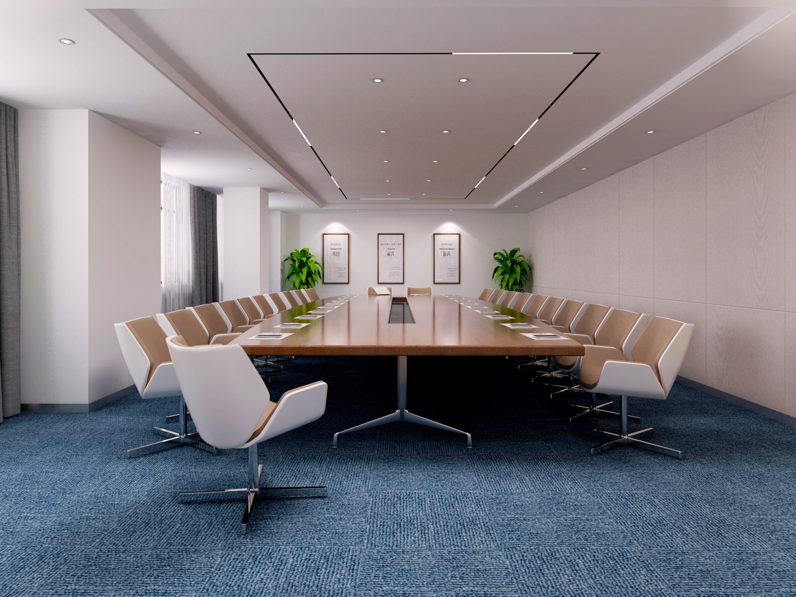 合肥5000平方华新智能停车设备办公楼装修设计项目(图6)