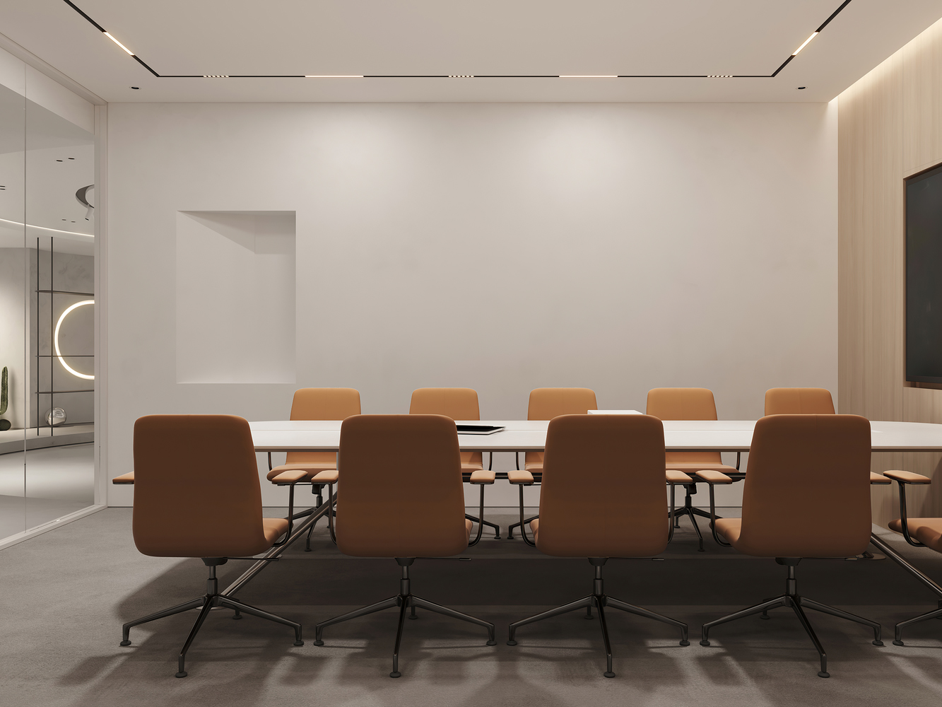 芜湖1900平高端办公室装修设计案例分析(图3)