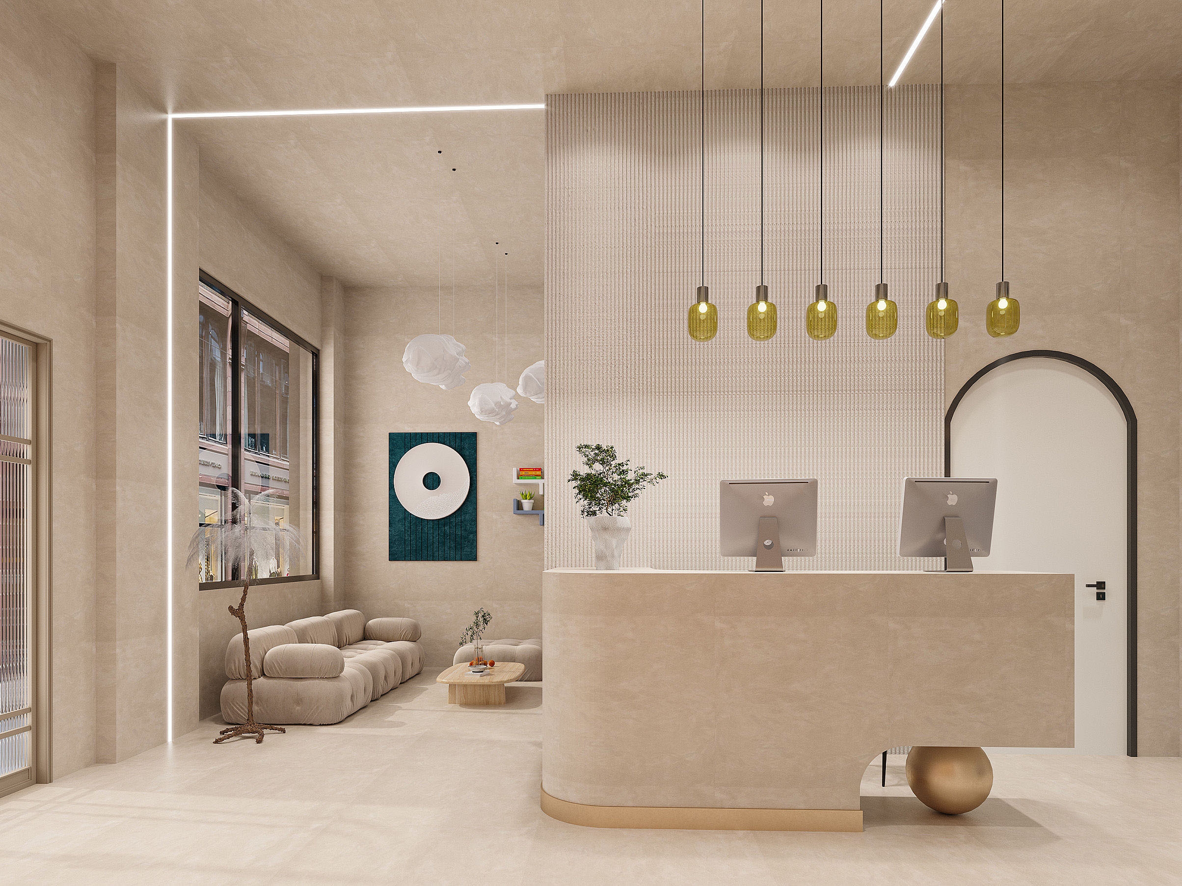 瑶海区300平儿童摄影工作室装修设计项目(图1)