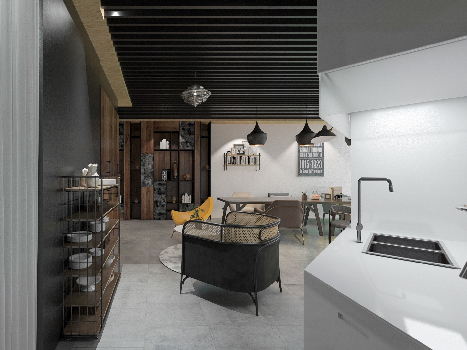 合肥300平Loft 风格工作室装修设计项目(图3)