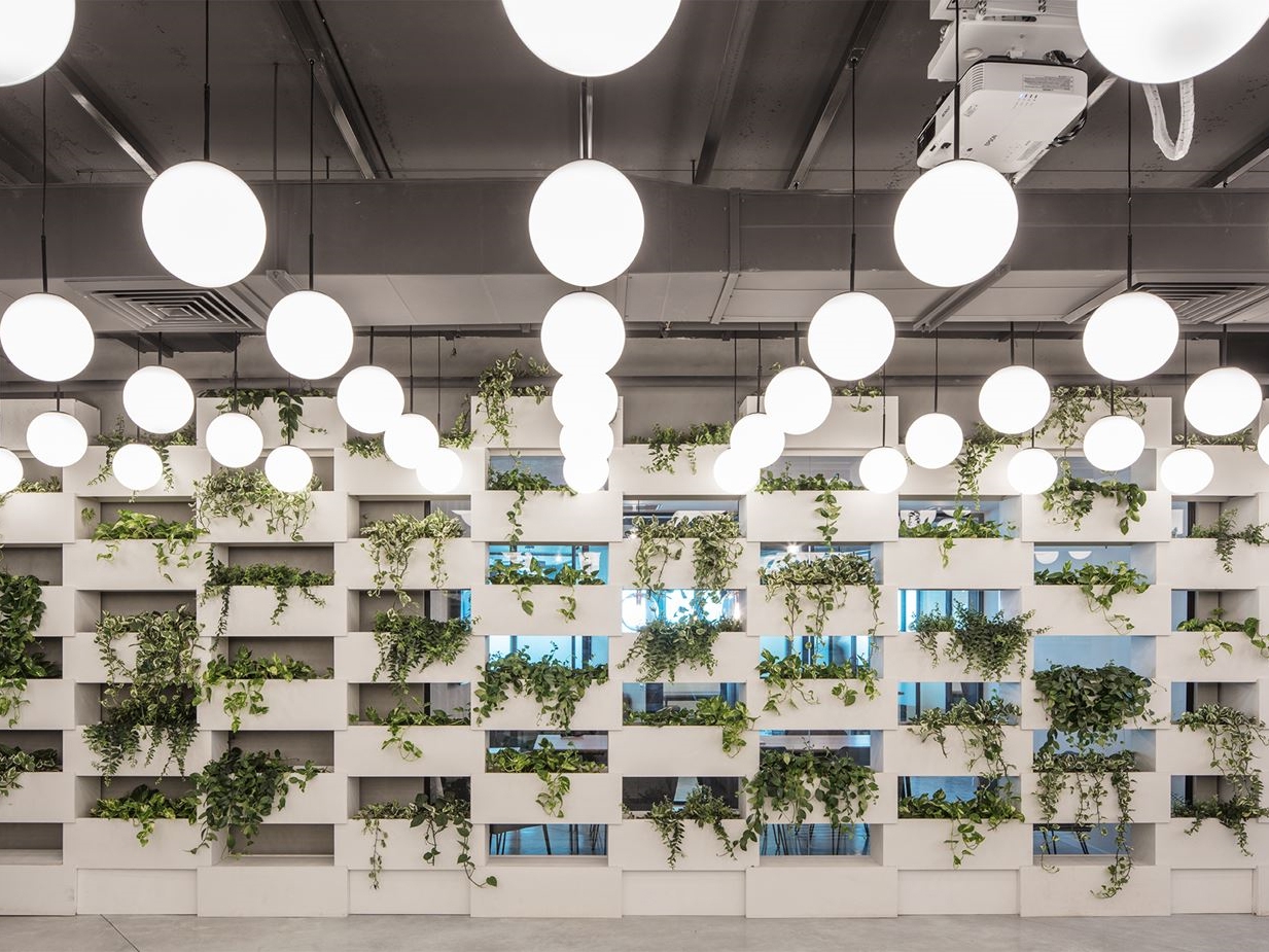 合肥新站1700平创意现代简约风办公室装修设计项目(图2)