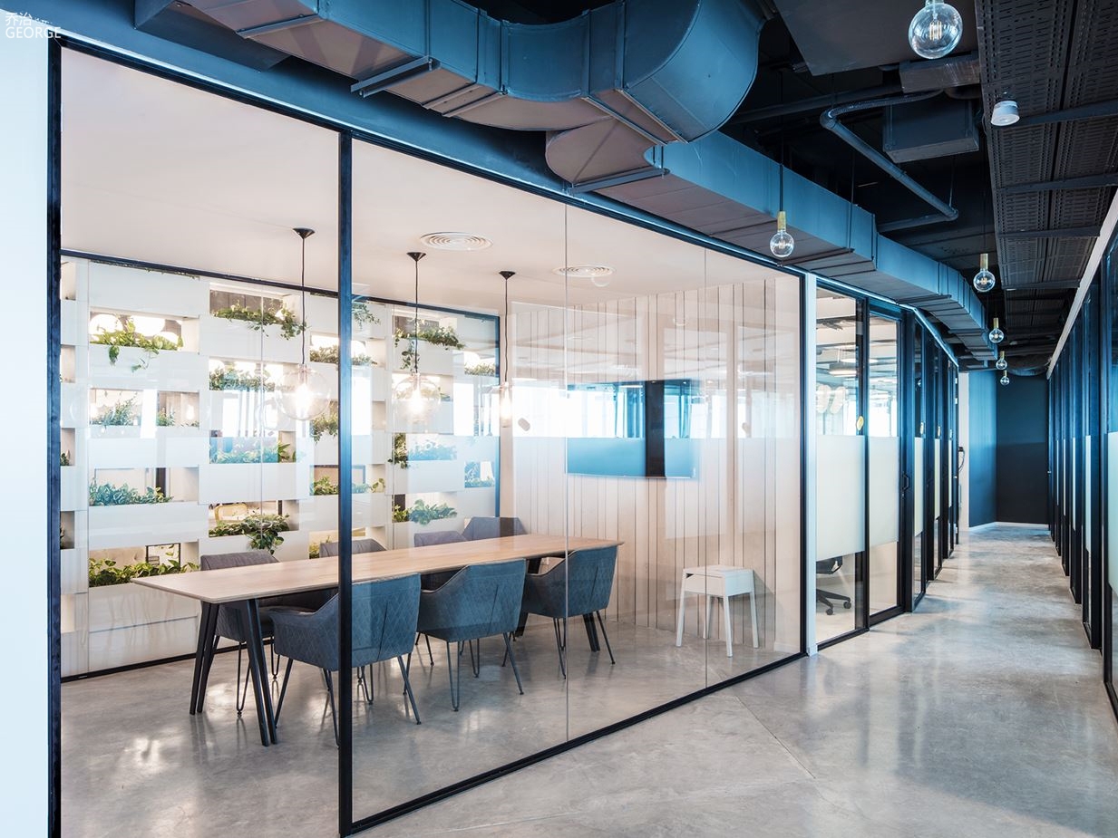 合肥新站1700平创意现代简约风办公室装修设计项目(图3)