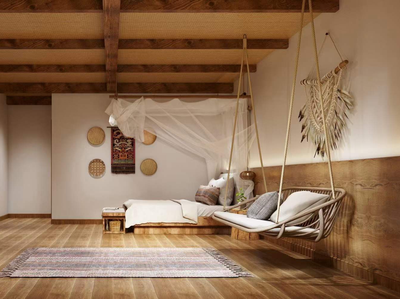 合肥2000平精品民宿装修设计项目(图1)