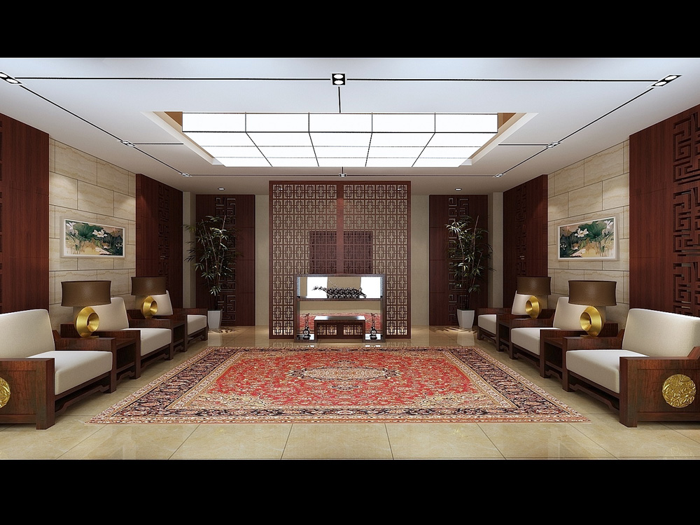 雷沃机械总部3000平方办公楼装修设计项目(图3)