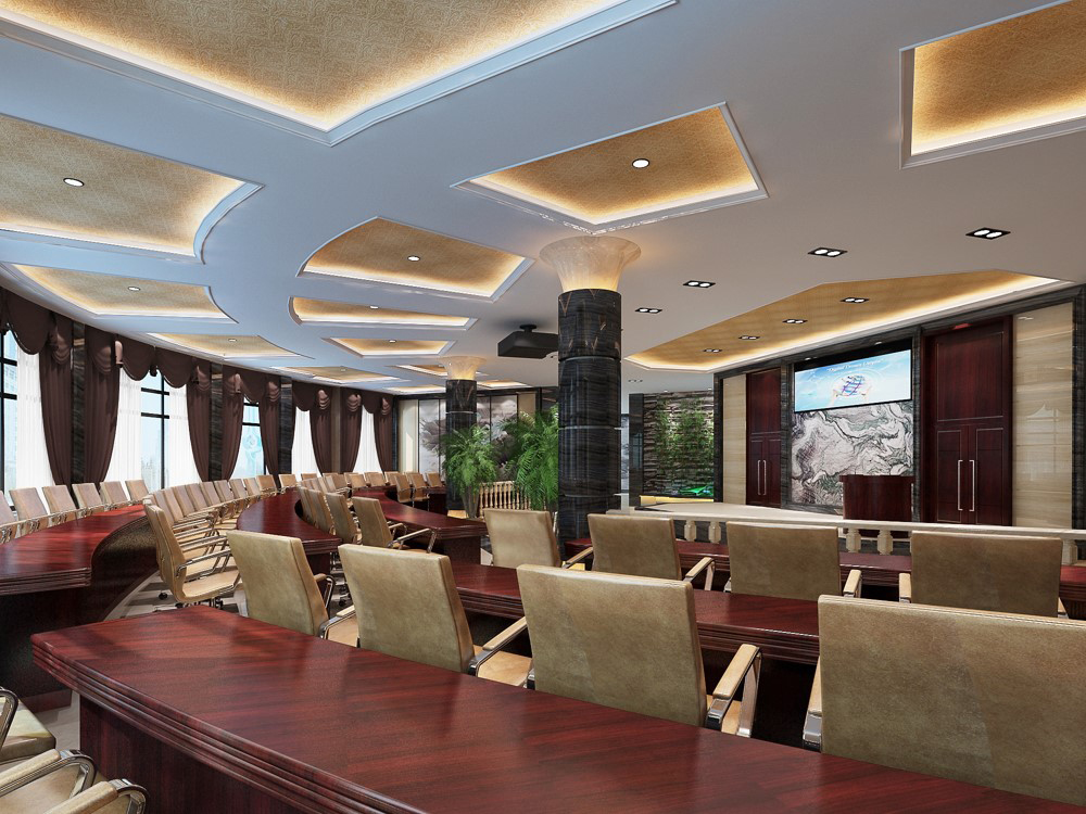 中天科技-办公楼装修(图2) 中天科技6500平分部办公楼装修设计(图2)