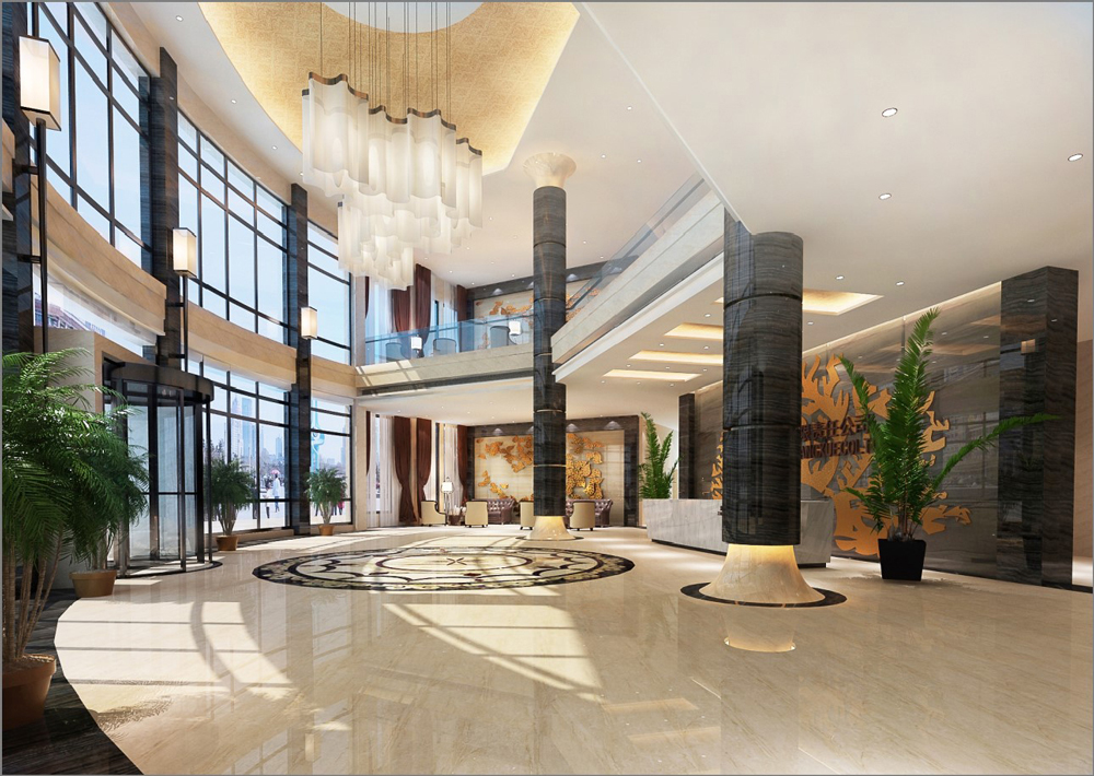 中天科技-办公楼装修(图1) 中天科技6500平分部办公楼装修设计(图1)