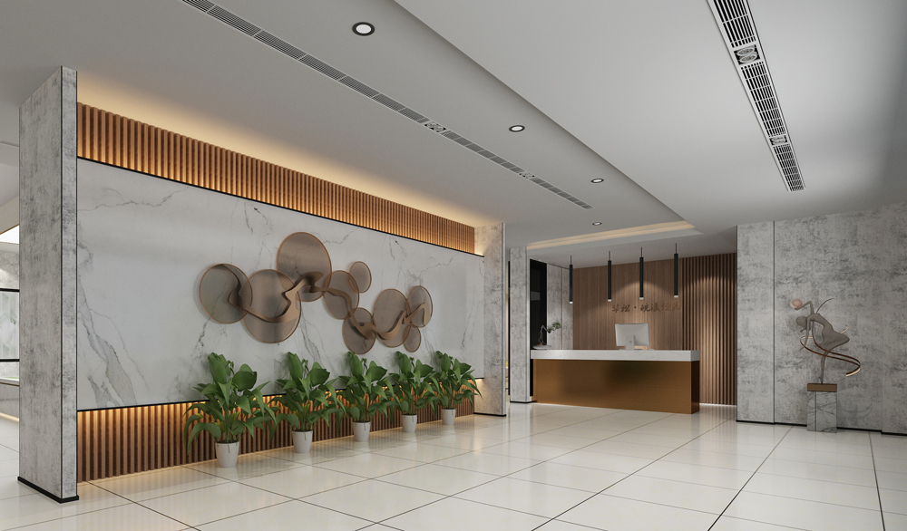 淮北华松.皖溪佳苑-售楼部装修改造工程(图2)