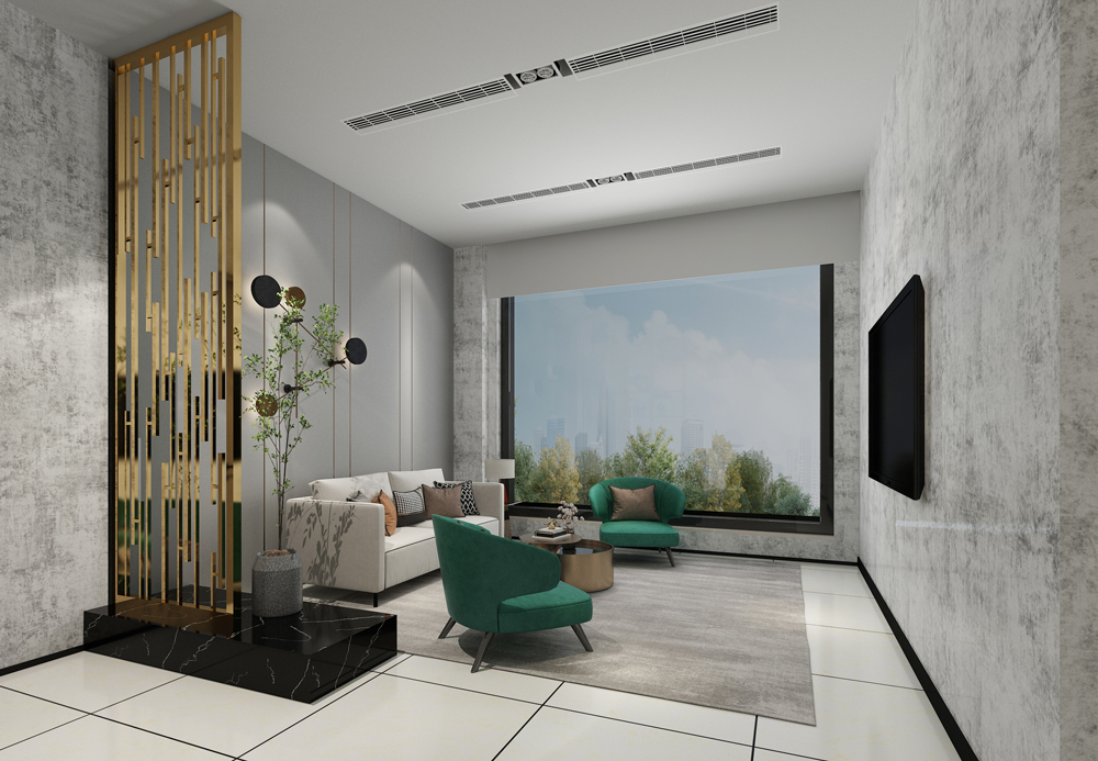 淮北华松.皖溪佳苑-售楼部装修改造工程(图7)