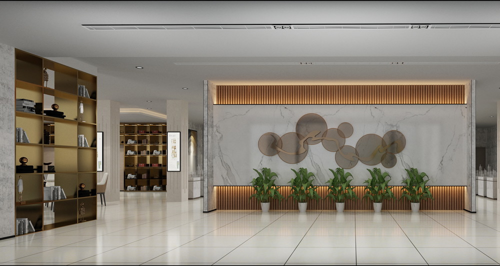 淮北华松.皖溪佳苑-售楼部装修改造工程(图3)